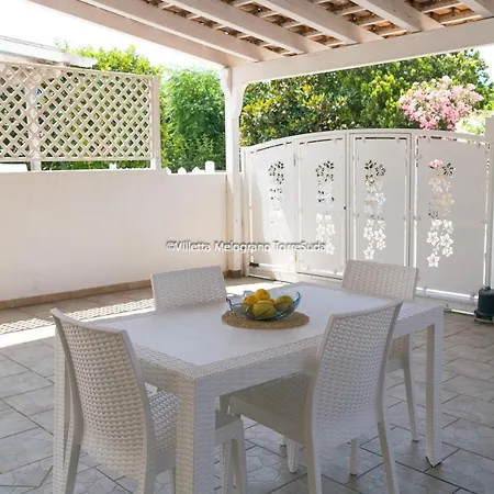 Tatil Evi Melograno Con Patio 6pax, 200m Dal Mare