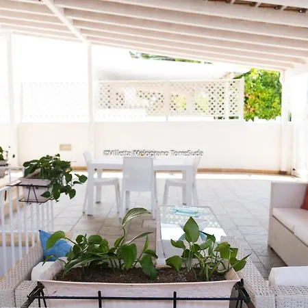 Melograno Con Patio 6pax, 200m Dal Mare Tatil Evi Racale